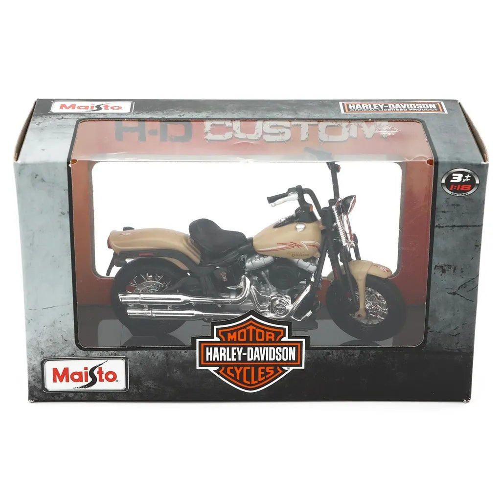 Maisto Harley-Davidson FLSTSB Cross Bones 2008 Beige