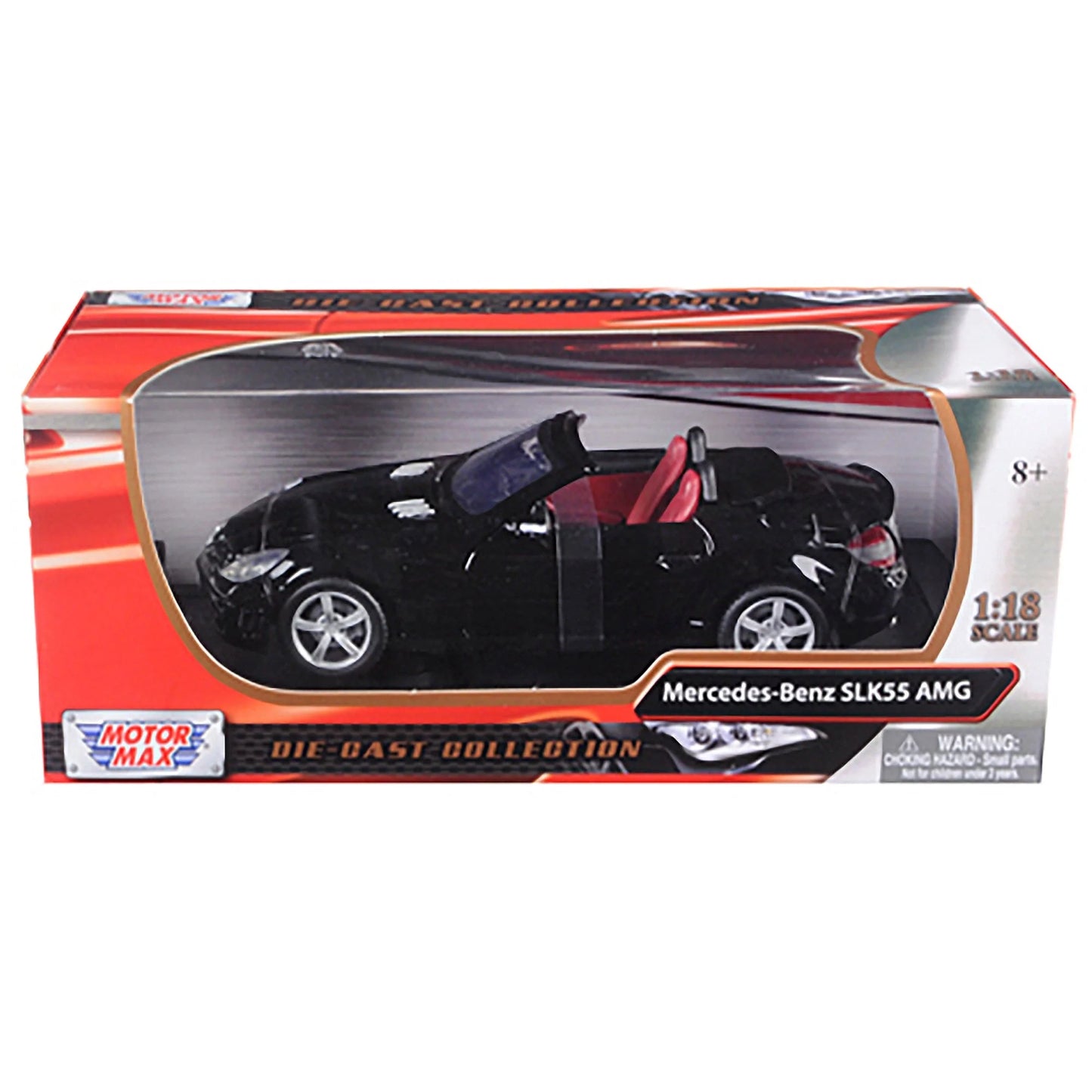 Motor Max Mercedes-Benz SLK 55 AMG (Active Convertible in Trunk) Black