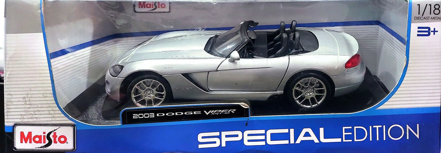 Maisto Special Edition Dodge Viper SRT-10 2003 Silver
