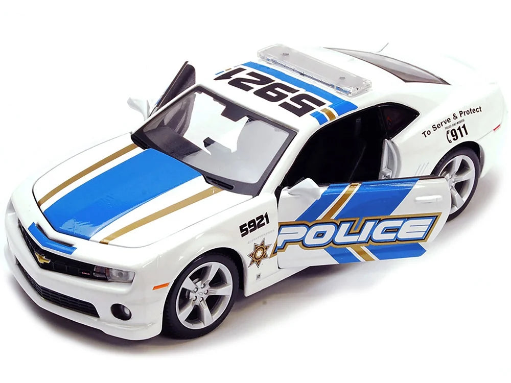 Maisto Special Edition Chevrolet Camaro SS White Police Edition