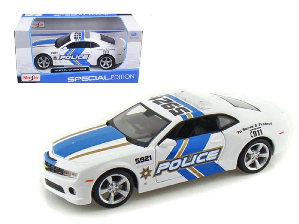 Maisto Special Edition Chevrolet Camaro SS White Police Edition