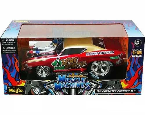 Maisto Muscle Machine Chevrolet Chevelle SS Red