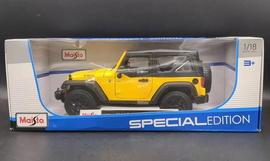 Maisto Special Edition Jeep Wrangler 2014 Yellow
