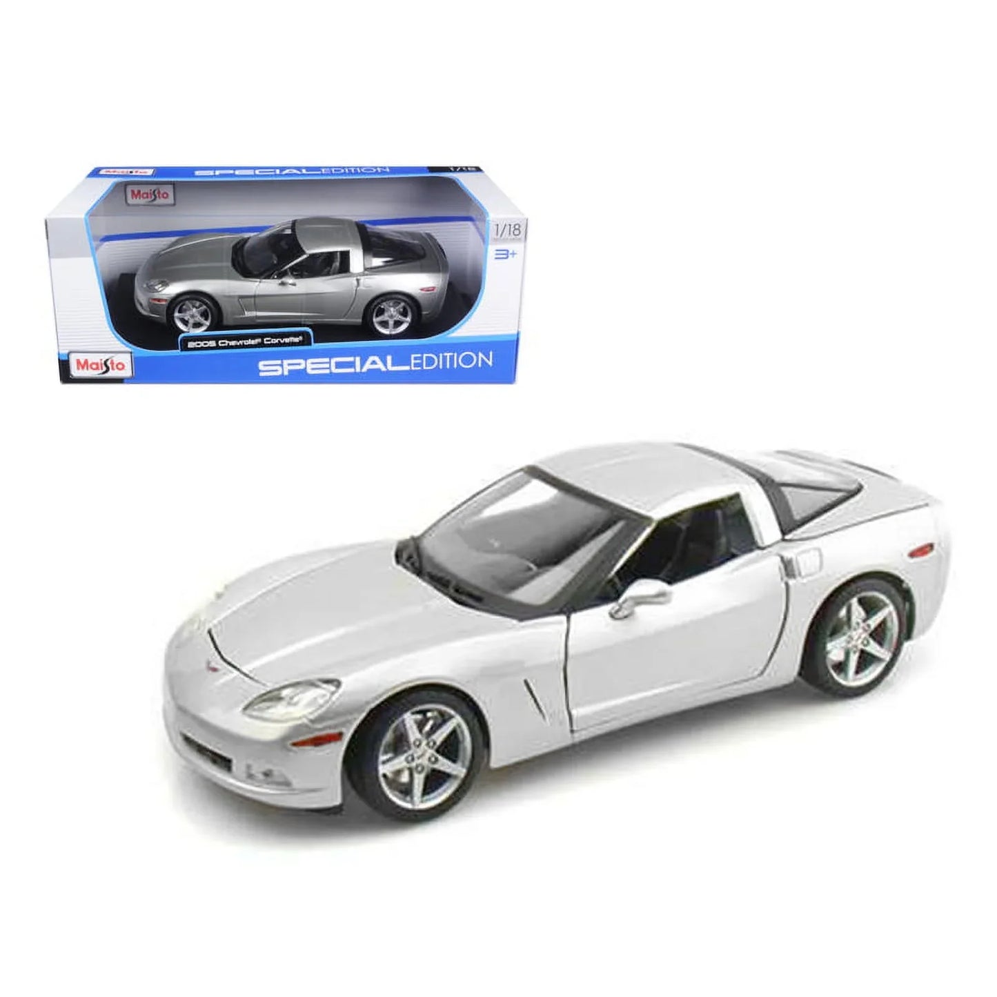 Maisto Special Edition Chevrolet Corvette 2005 Silver