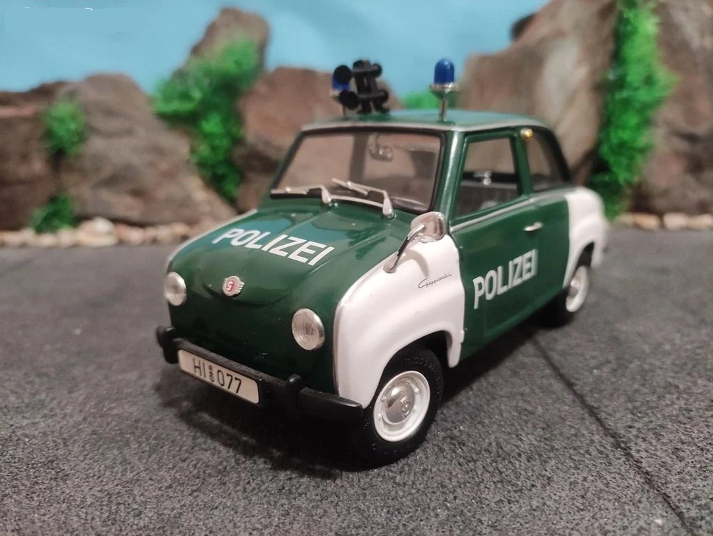 Maisto Special Edition Revel Steif Sherif Goggomobil T250 White Green Polizei
