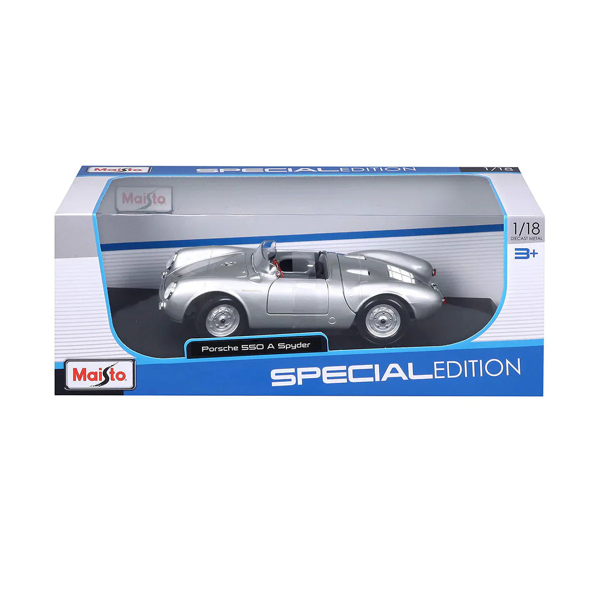 Maisto Special Edition Porsche 550 A Spyder Silver