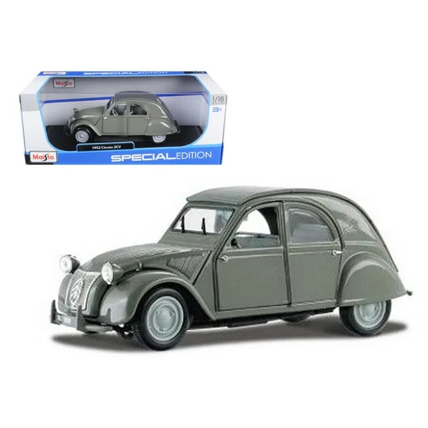 Maisto Special Edition Citroen 2CV 1952 Grey