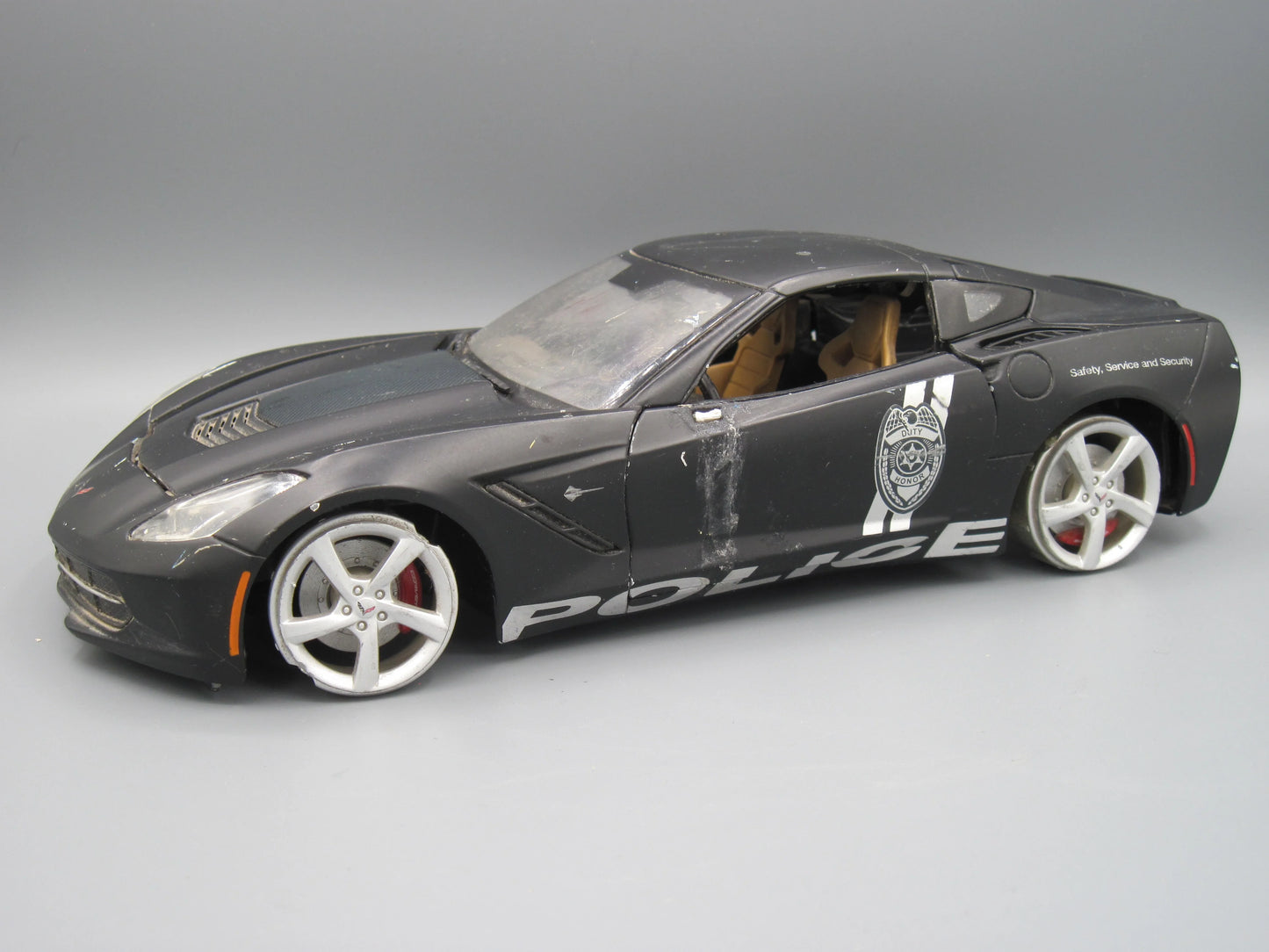 Maisto Special Edition Chevrolet Corvette Stingray 2014 Black Police Edition
