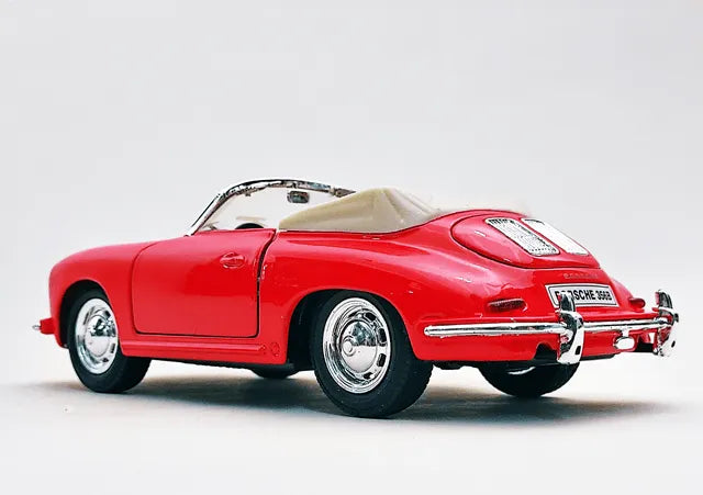 Bburago Porsche 356 B Cabriolet Red