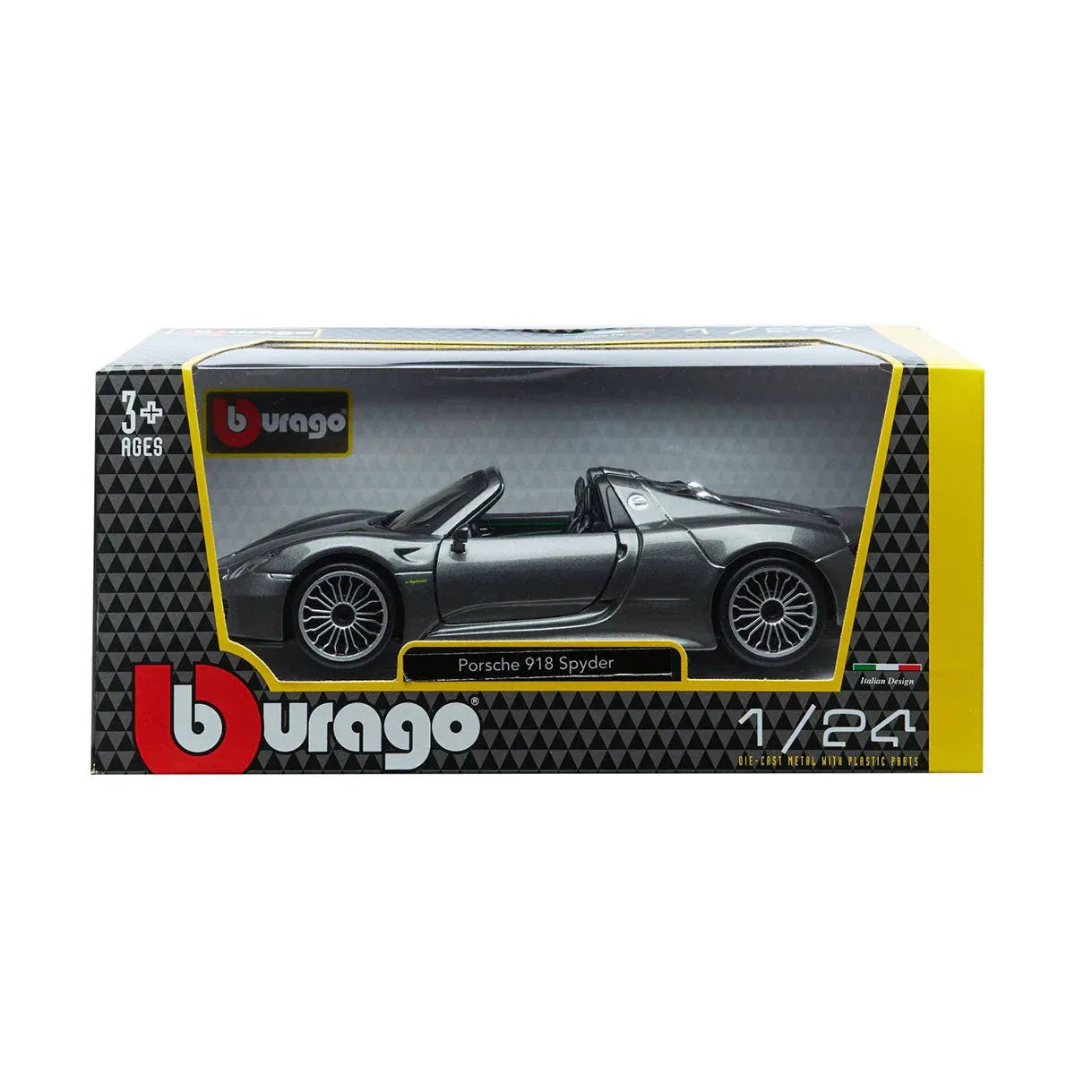 Bburago Porsche 918 Spyder Grey