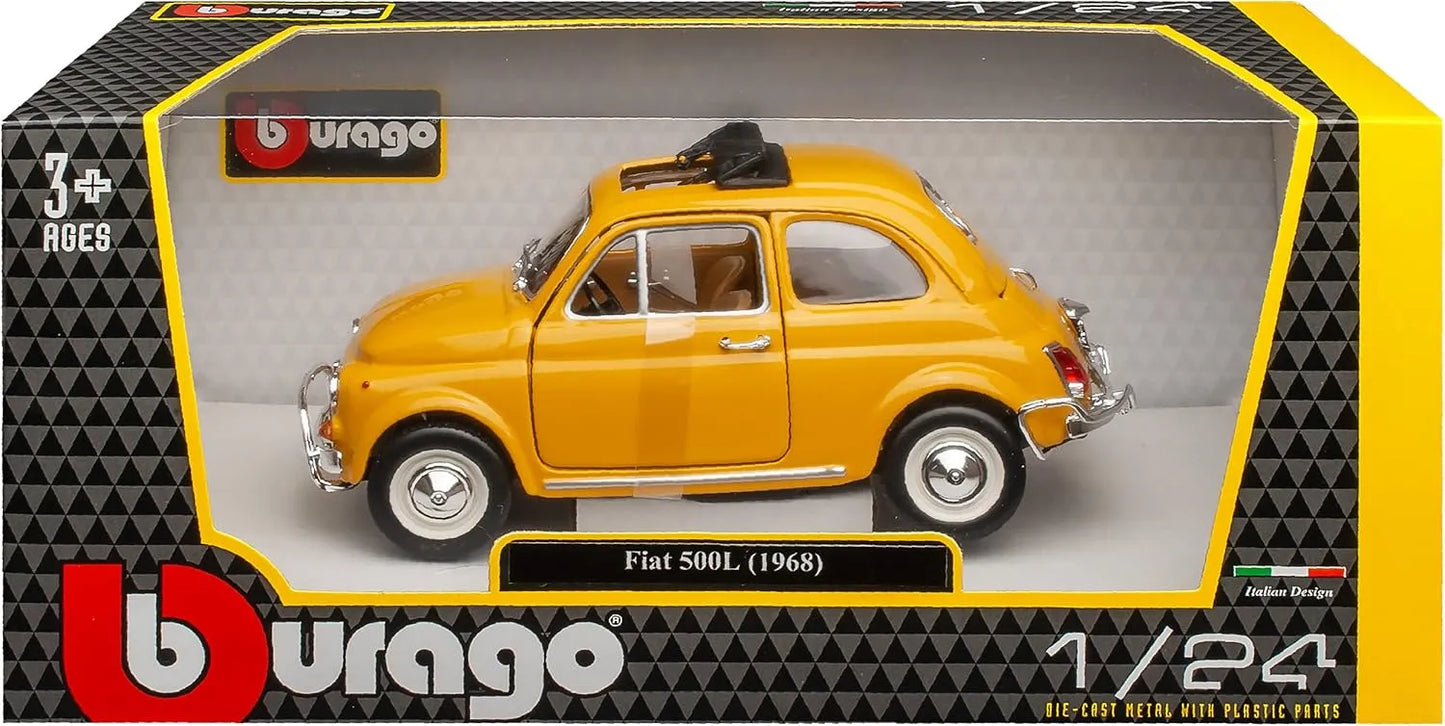 Bburago Fiat 500 L Yellow