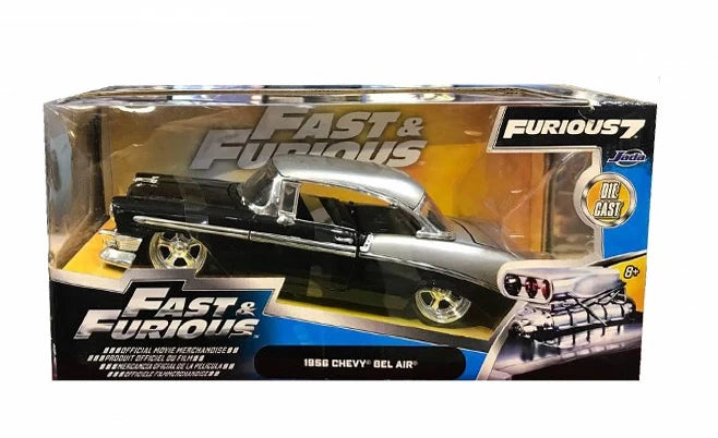 Jada Chevrolet Impala 1956 Black, Silver FNTF 7