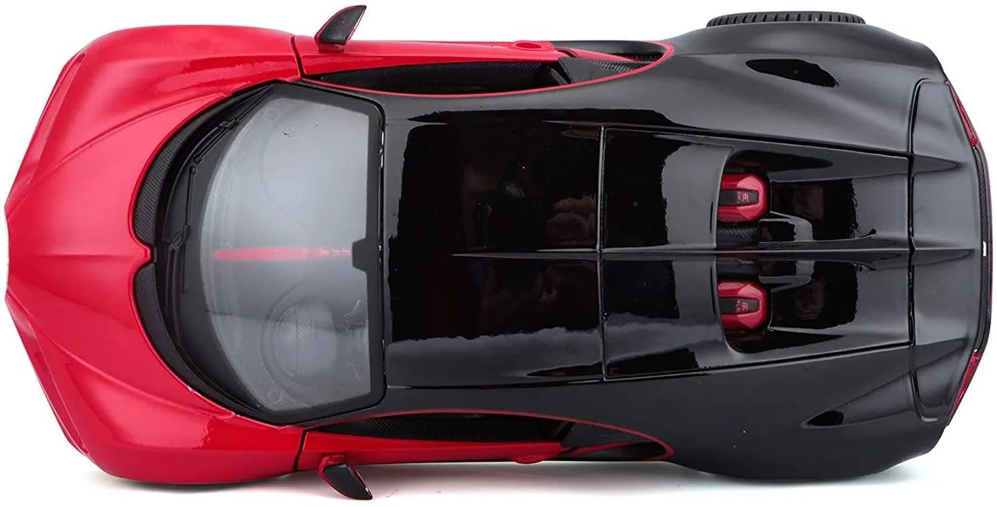 Maisto Special Edition Bugatti Chiron Sport Red, Black