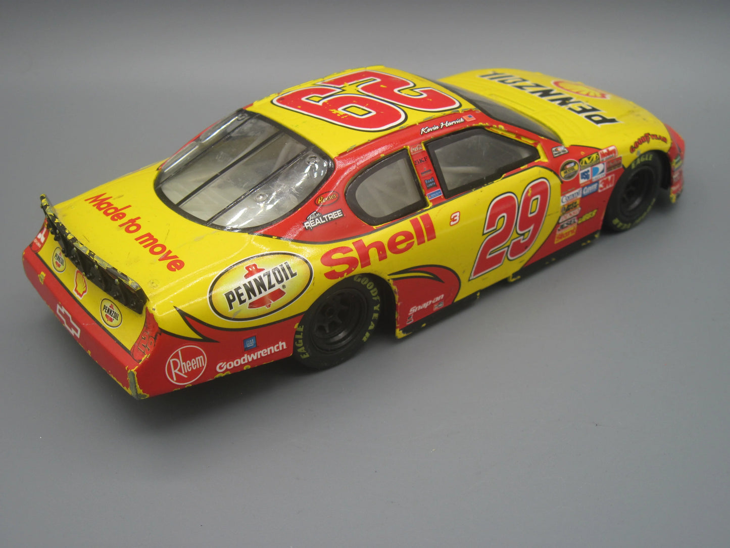 Action Monte Carlo #29 Chevrolet Nascar Pennzoil Shell Yellow & Red