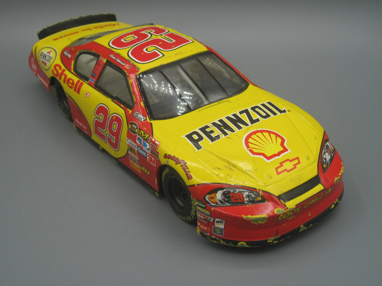 Action Monte Carlo #29 Chevrolet Nascar Pennzoil Shell Yellow & Red