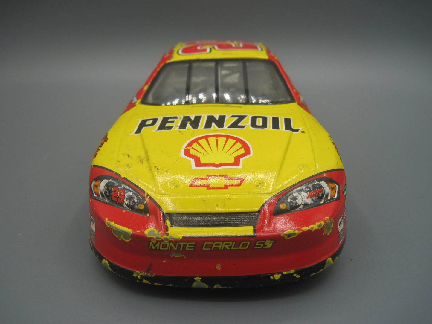 Action Monte Carlo #29 Chevrolet Nascar Pennzoil Shell Yellow & Red