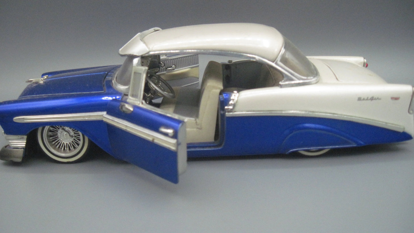 Jada Chevrolet Bel Air 1956 Silver & Blue