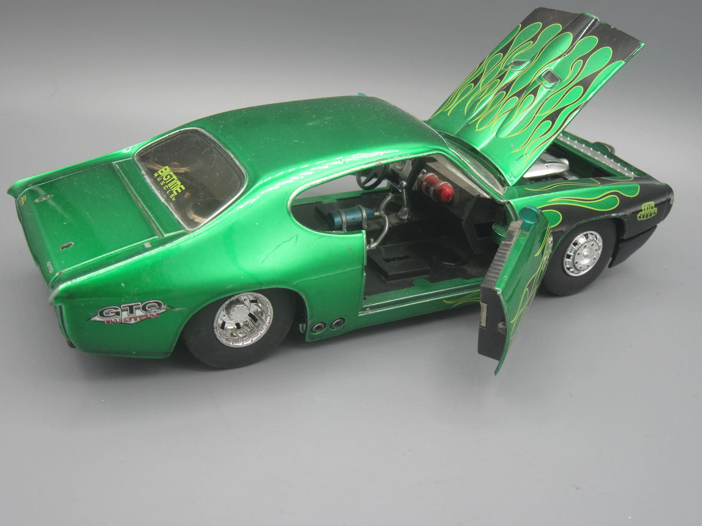 Jada Pontiac GTO Judge 1969 Green Big Time Muscle