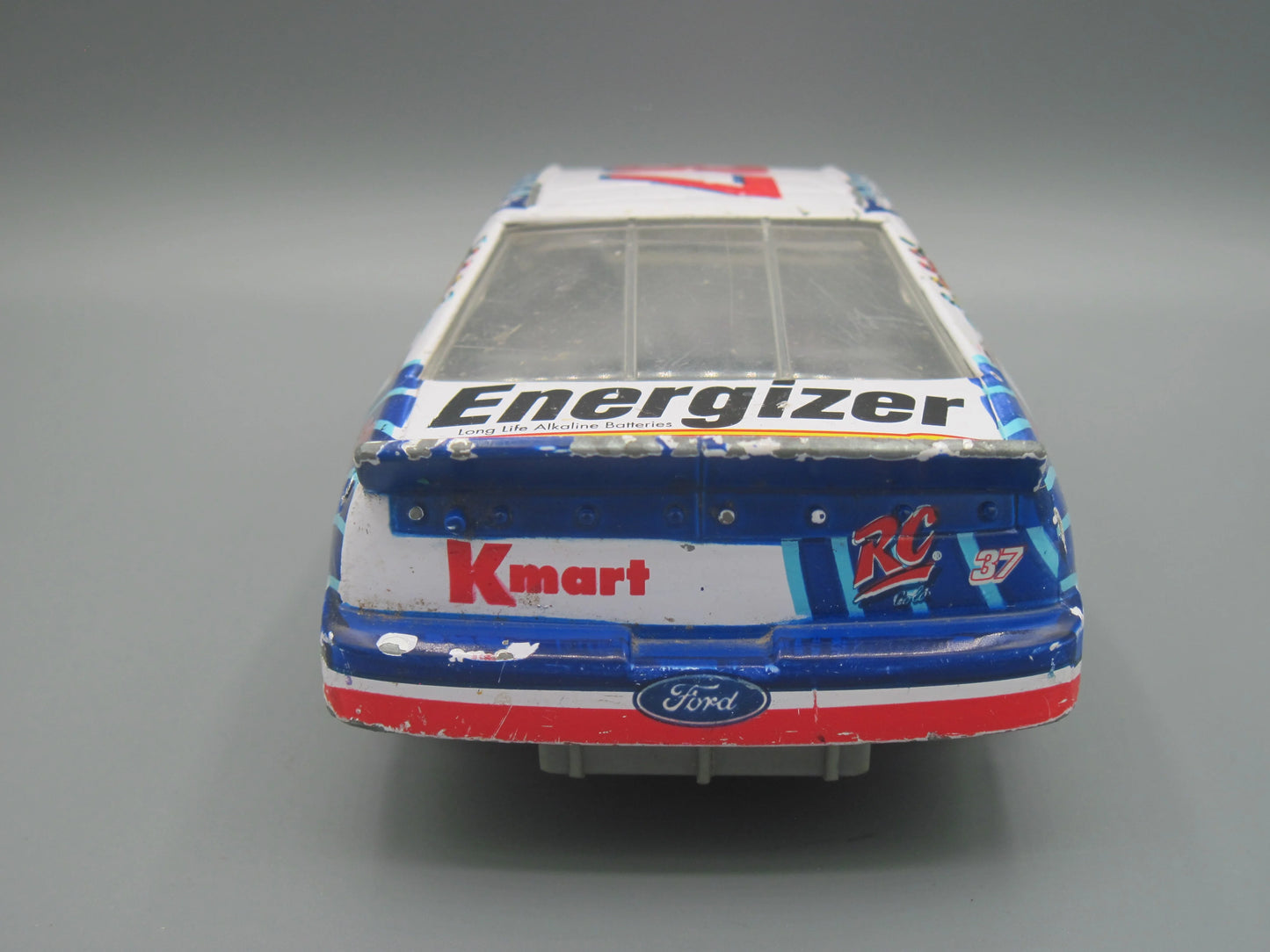 Racing Champions Ford Nascar Thunderbird Kmart 1997 White & Blue Jeremy Mayfield #37