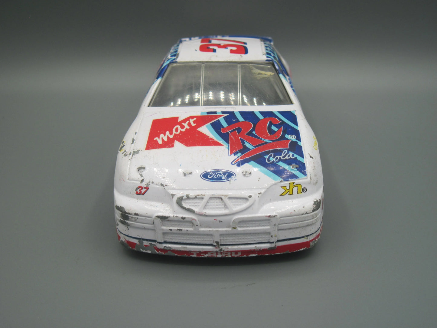 Racing Champions Ford Nascar Thunderbird Kmart 1997 White & Blue Jeremy Mayfield #37