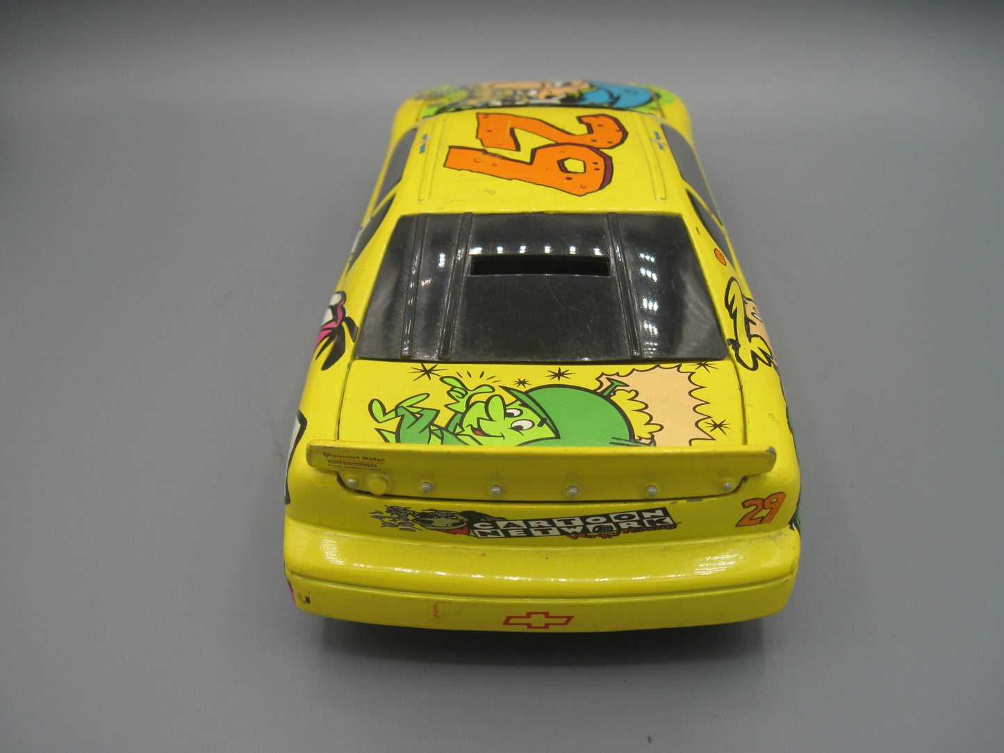 Racing Champions Monte Carlo #29 Chevrolet Nascar Flintstone 1995 Yellow Cartoon Network