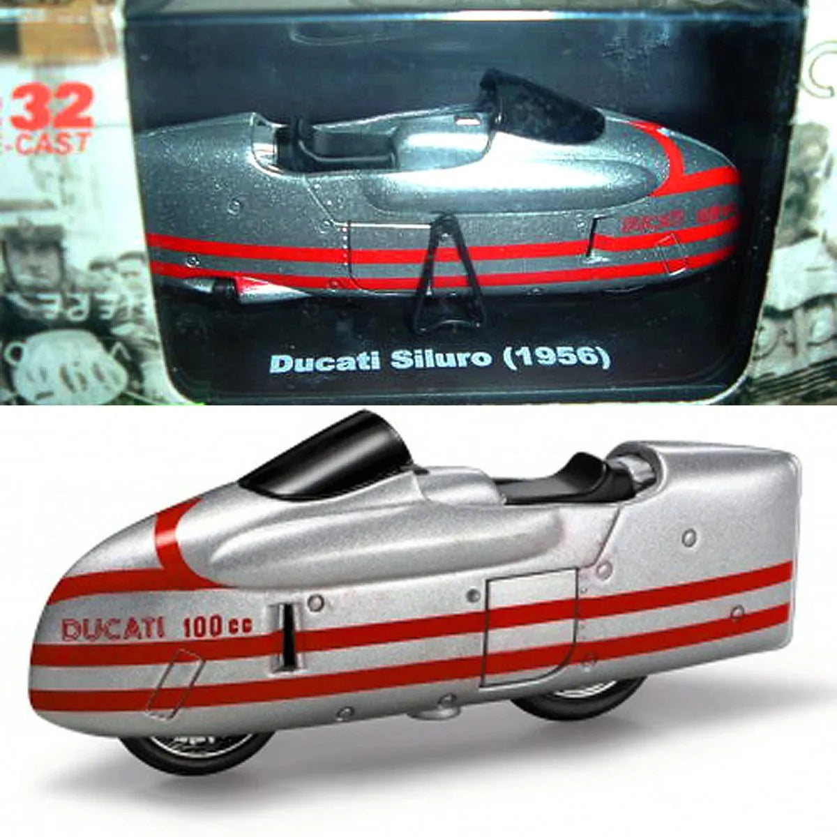 New-Ray Ducati Siluro 1956 Silver