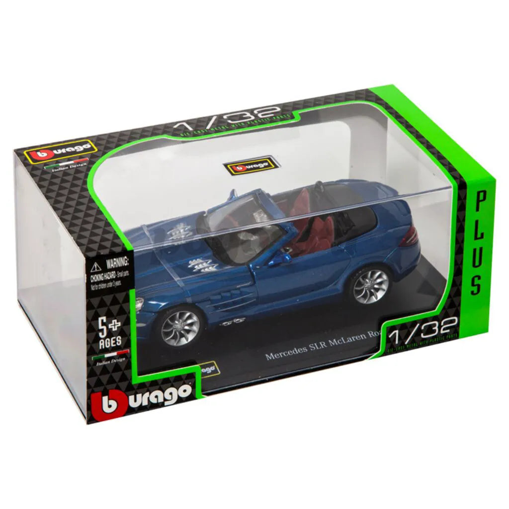 Bburago Mercedes SLR Mclaren Roadster Blue Plus