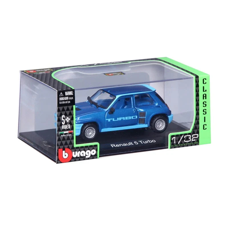 Bburago Renault Turbo 5 Blue Classic