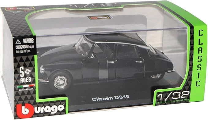Bburago Citroen DS19 1957 Black Classic