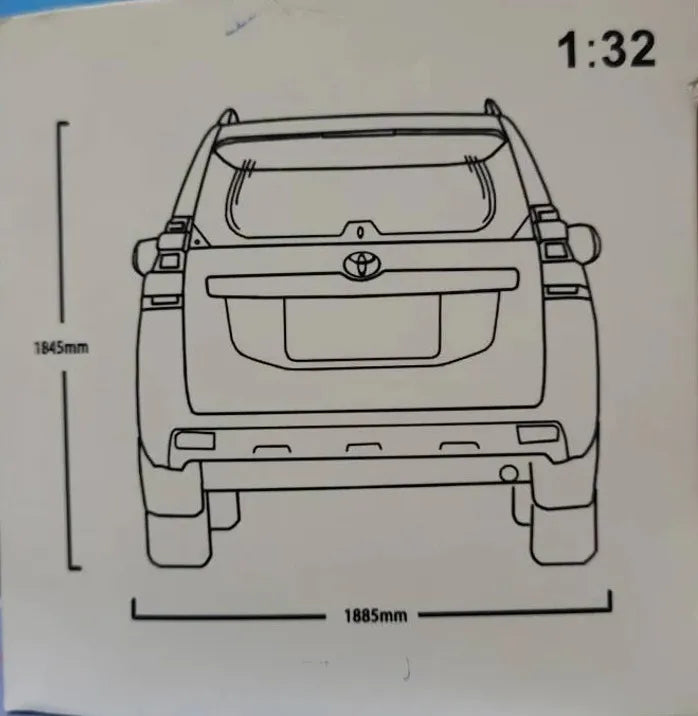 ISI Toyota Land Cruiser Prado Black