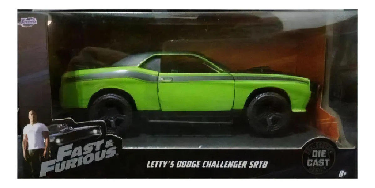 Jada Fast & Furious Dodge Challenger SRT8 Green Letty's movie car