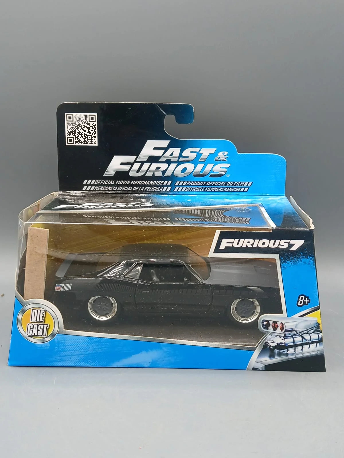 Jada Fast & Furious Plymouth Letty's Barracuda Black FnF