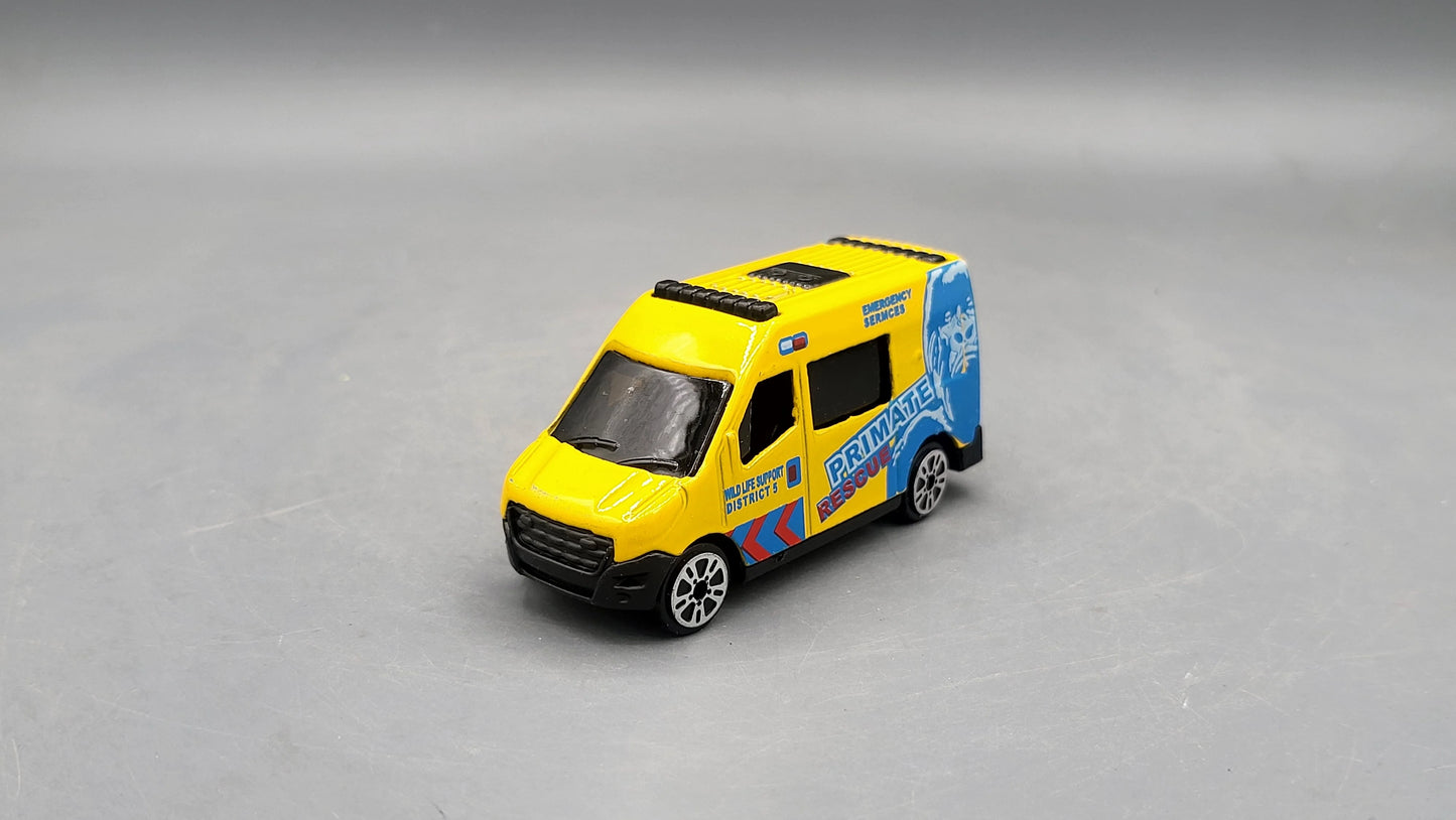 SunQ toys Trailer + 2 vehicles Yellow