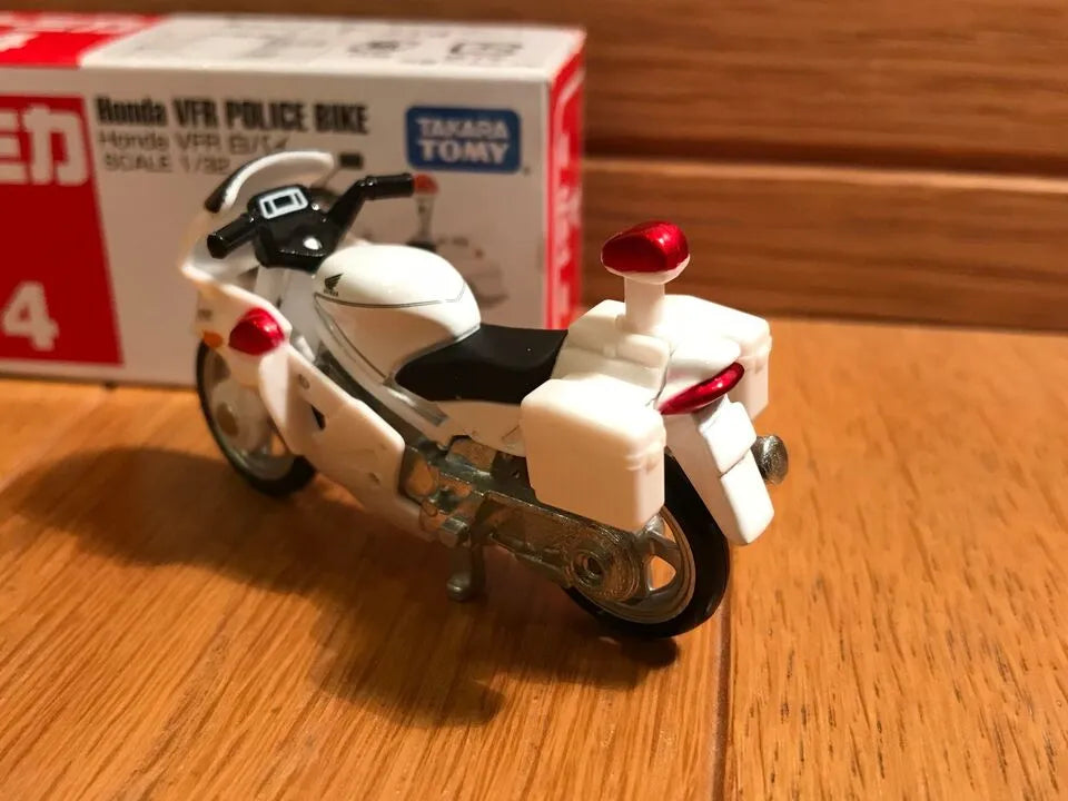 Tomy Takara Honda VFR Police Bike White 4