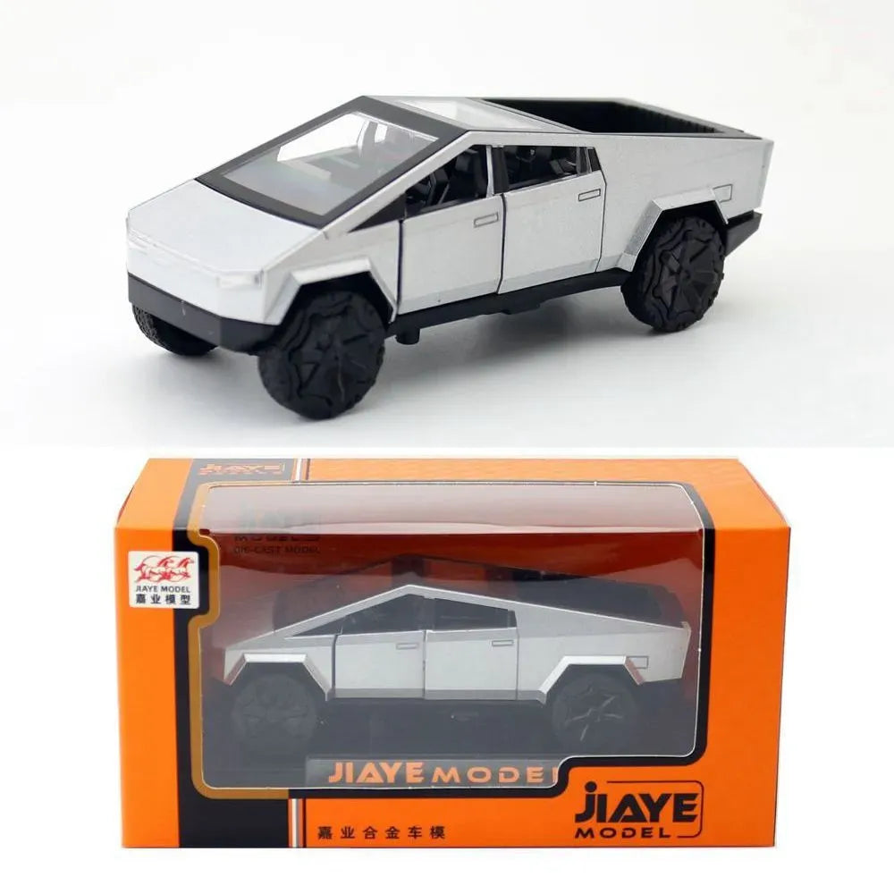 Double Horses Tesla Cybertruck Silver Lights & Sound
