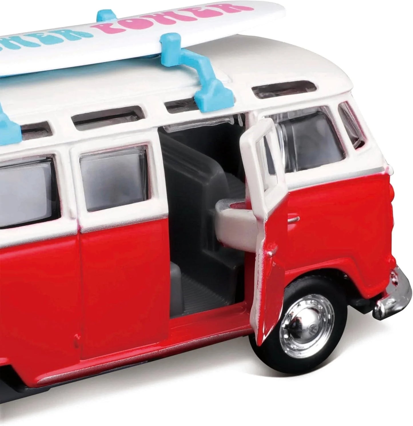 Maisto Weekenders Volkswagen Type 1 - Van Samba 1962 Red