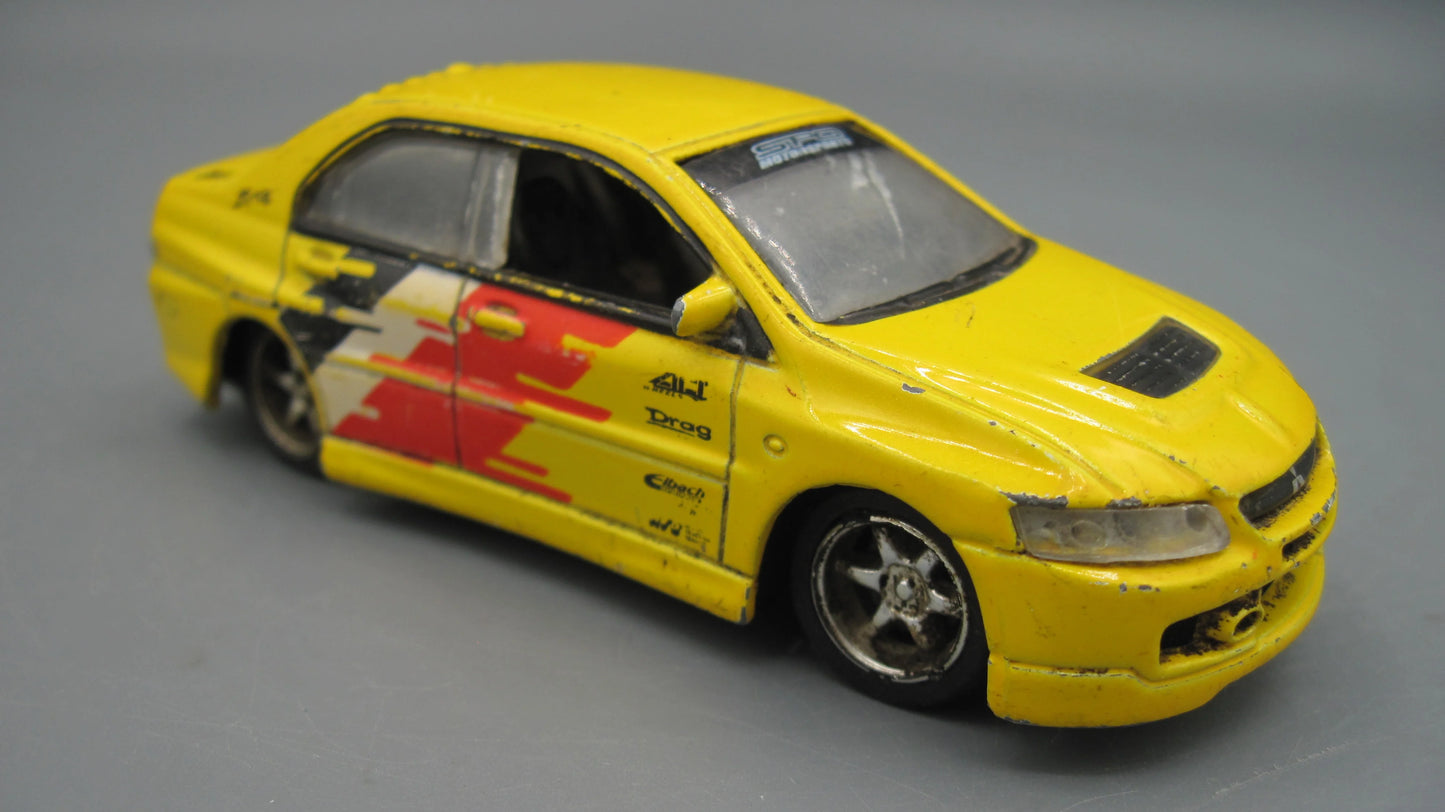 Unbranded Mitsubishi Lancer Evolution IX Yellow
