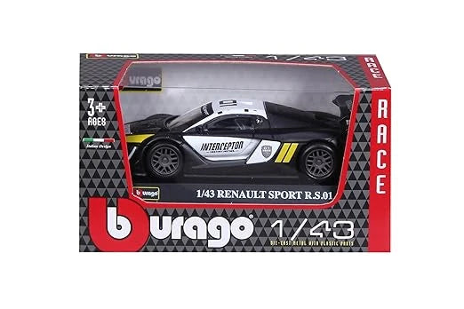 Bburago Race Renault Sport R.S.01 Black, white