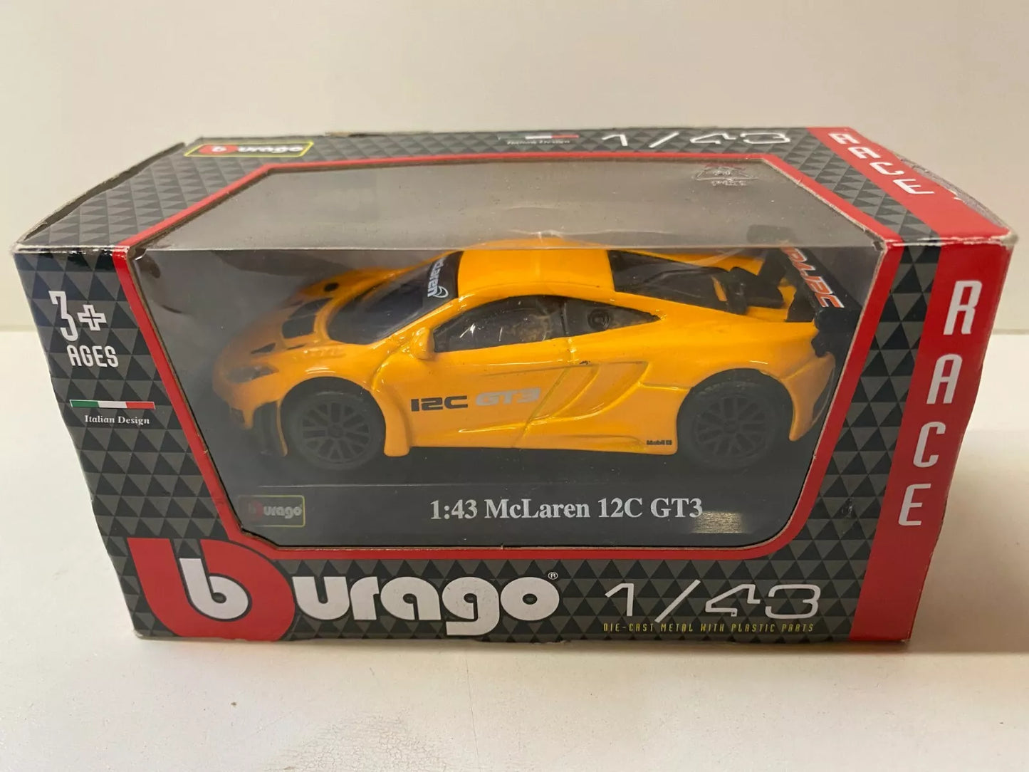 Bburago McLaren 12C GT3 Orange Race