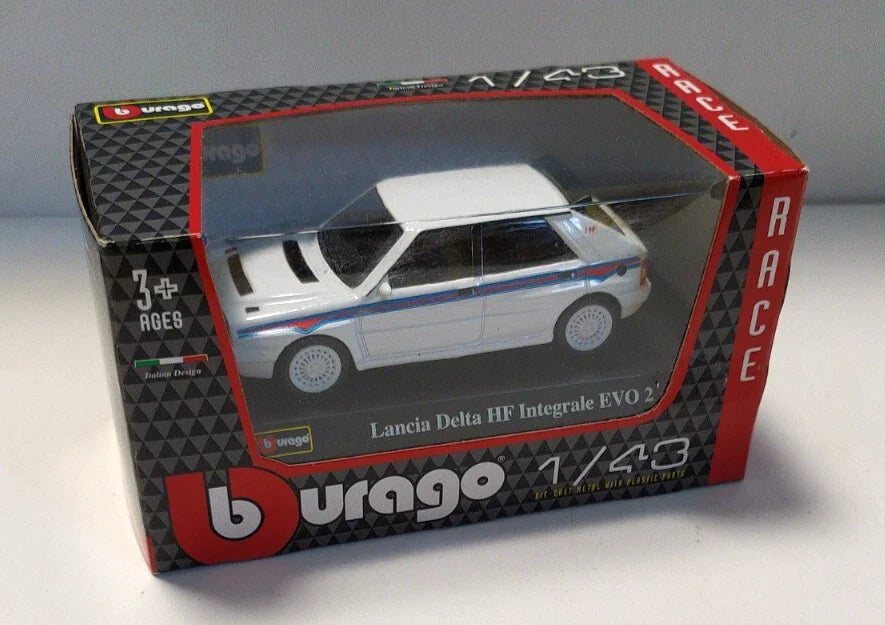 Bburago Lancia Delta HF Integrale EVO 2 White Race