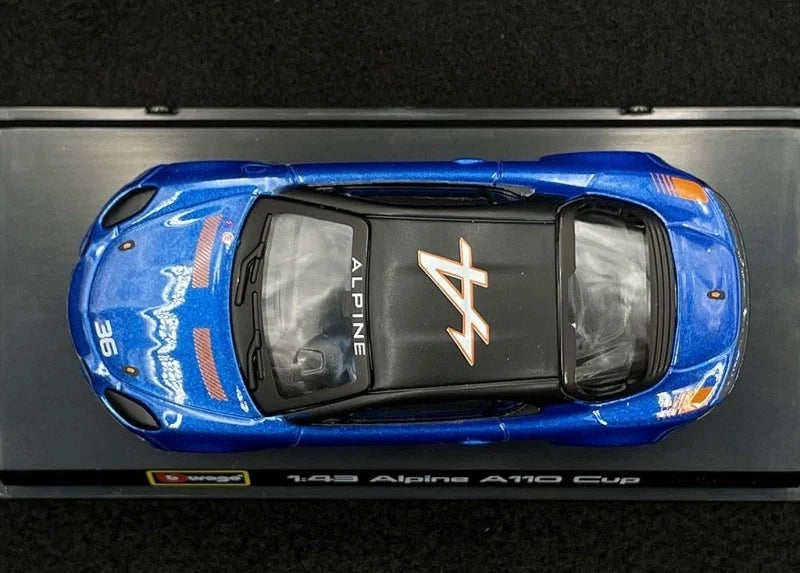 Bburago Alpine A110 Cup Blue Race