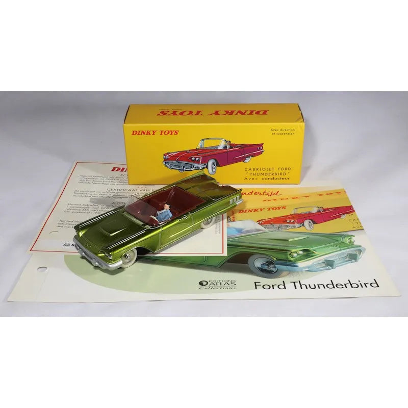 Dinky Toys Ford Thunderbird Convertible Atlas 1958 Green 555
