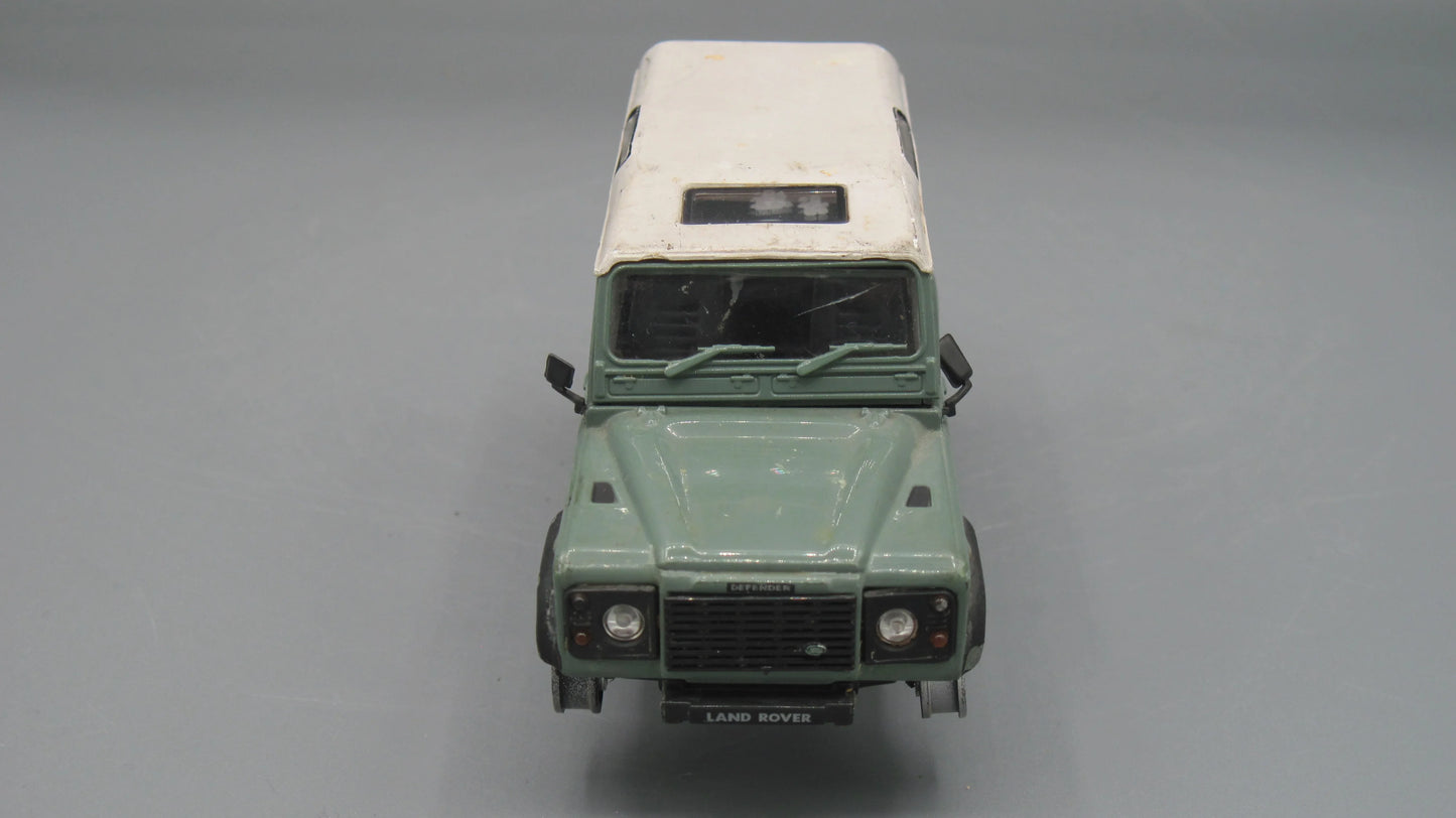 New Discovery Land Rover Defender White and Green