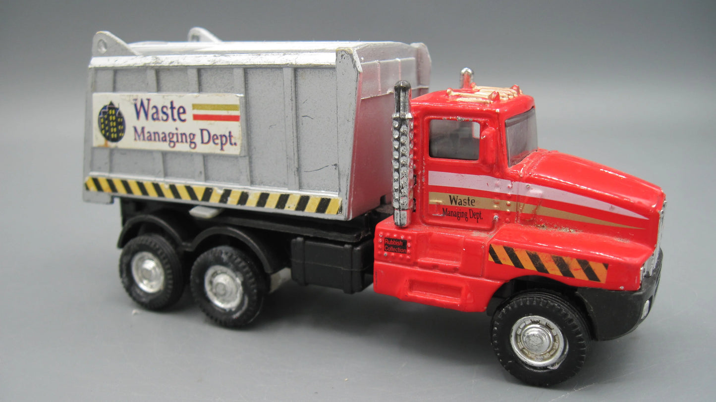 Unbranded Sanitation Truck Red & Silver