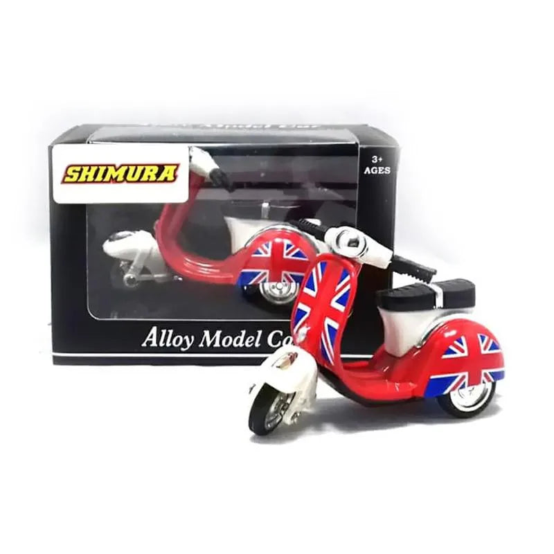 Vespa Alloy Model Car Red and White