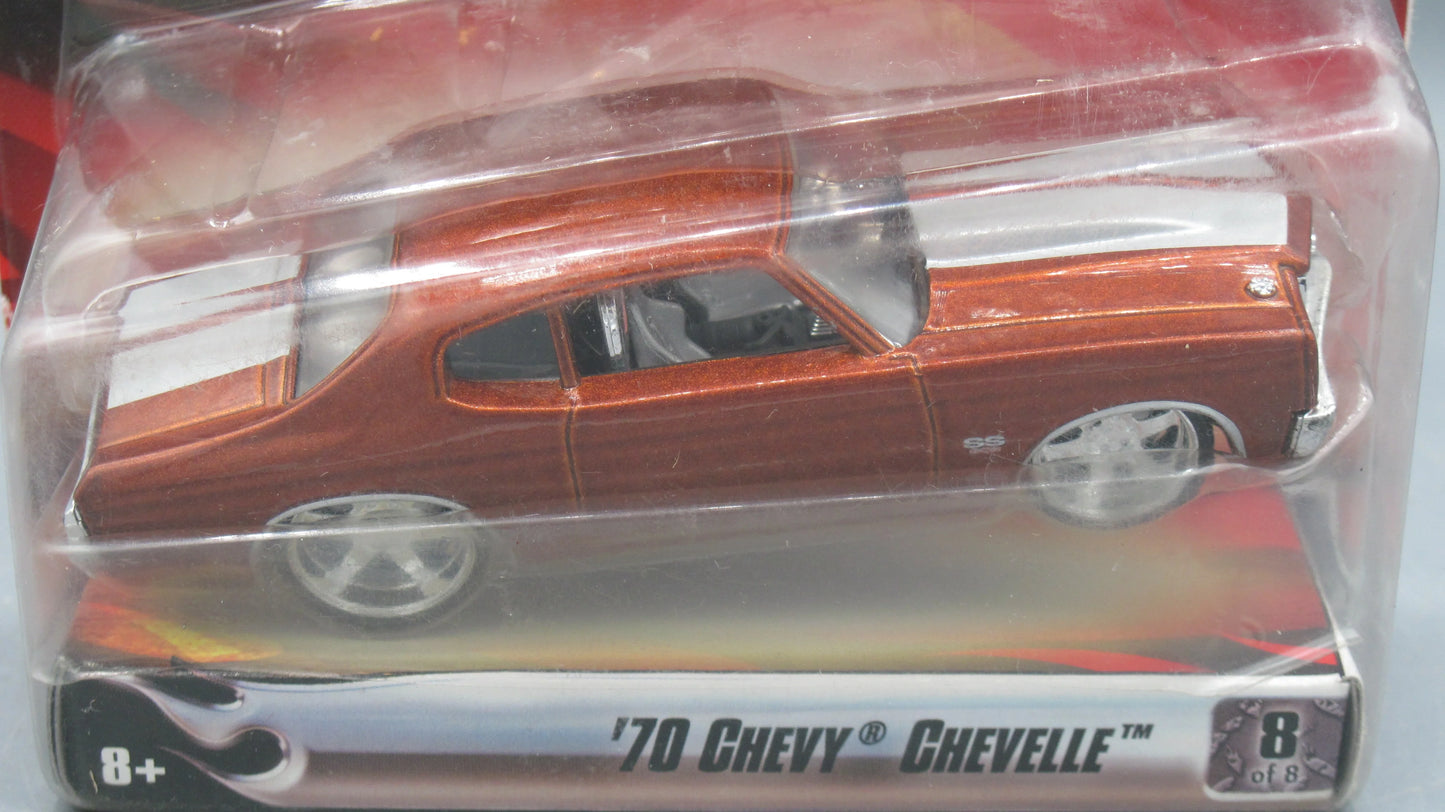 Hot Wheels Chevrolet Chevelle 1970 Brown & White G Machines