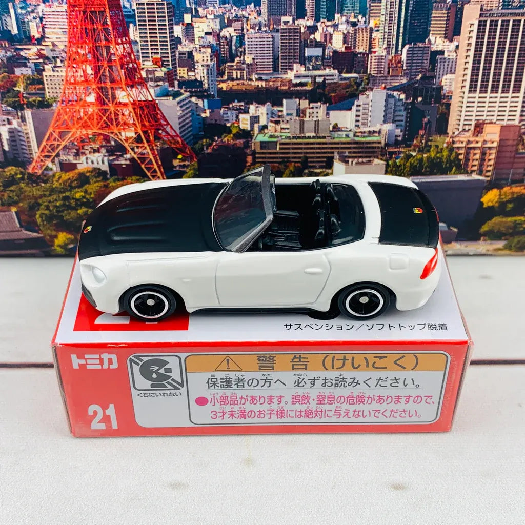 Tomy Takara Abarth 124 Spyder White, Black 21