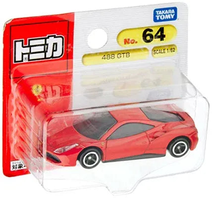 Tomy Takara Ferrari 488 GTB 2018 Red 64