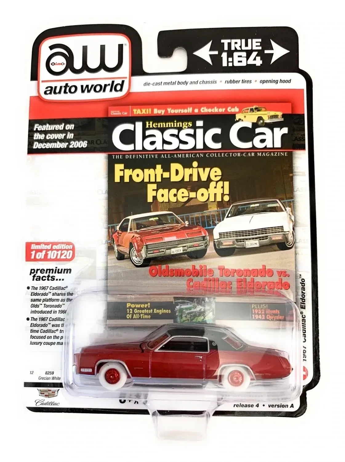Auto World Premium Edition Cadillac Aldorado 1967 Red
