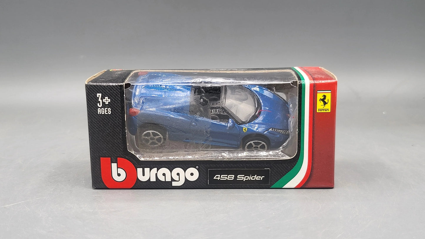 Bburago Ferrari 458 Spider Blue